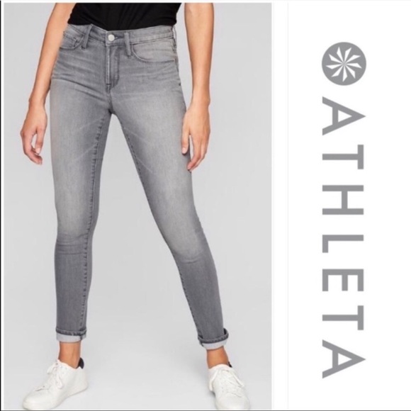 Size 4 Color Grey Wash Athleta Sculptek Skinny Jean Size 4 Color Grey Wash Athleta Sculptek Skinny Jean